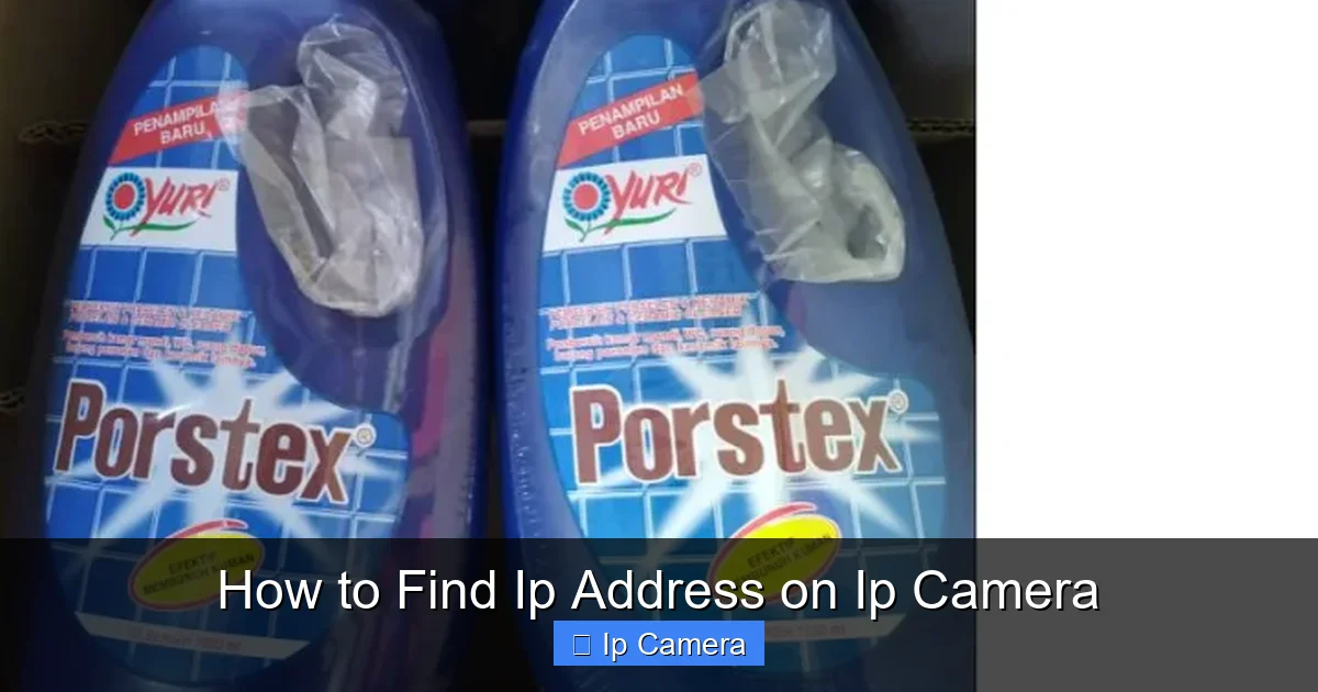 How to Find Ip Address on Ip Camera