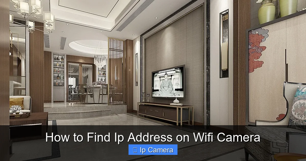 How to Find Ip Address on Wifi Camera