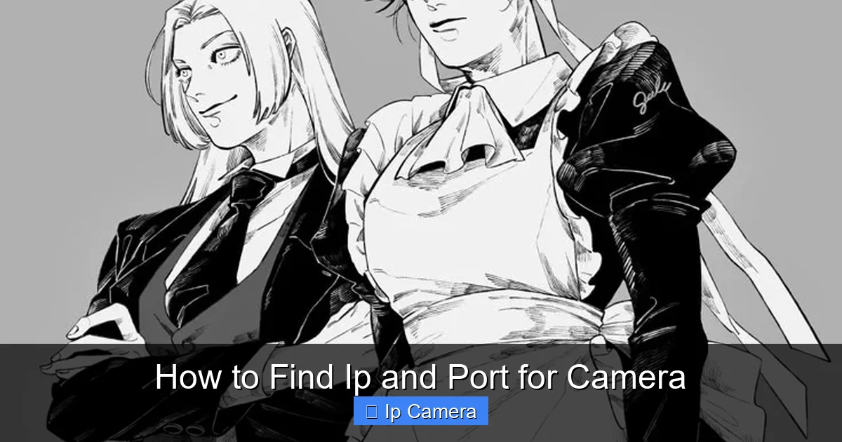 How to Find Ip and Port for Camera