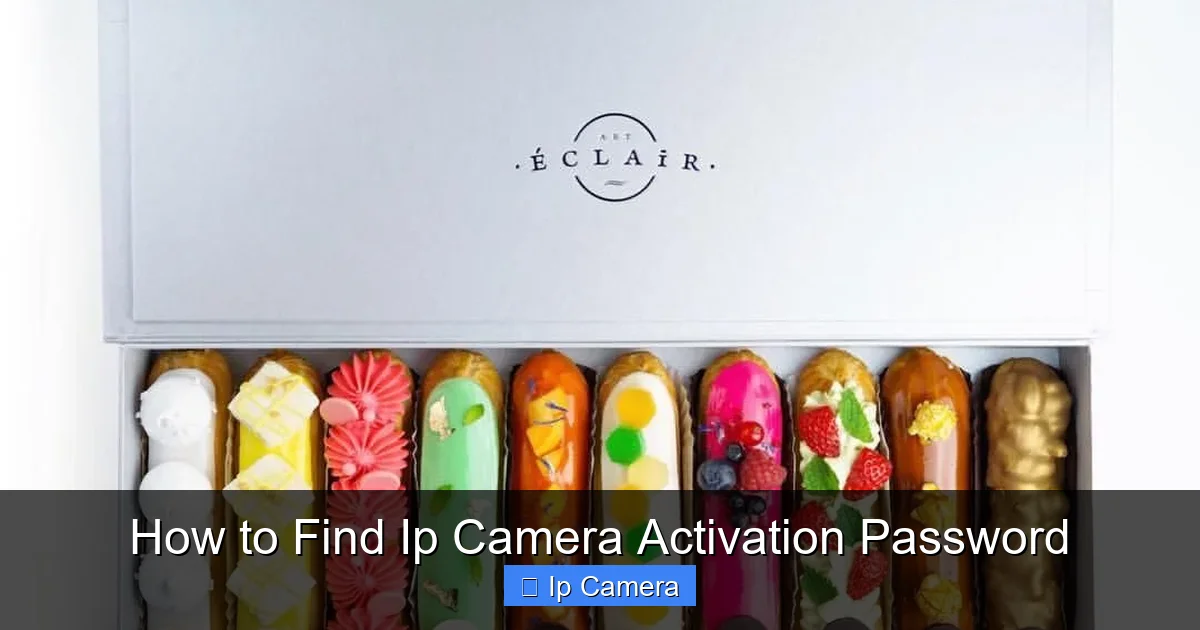 How to Find Ip Camera Activation Password