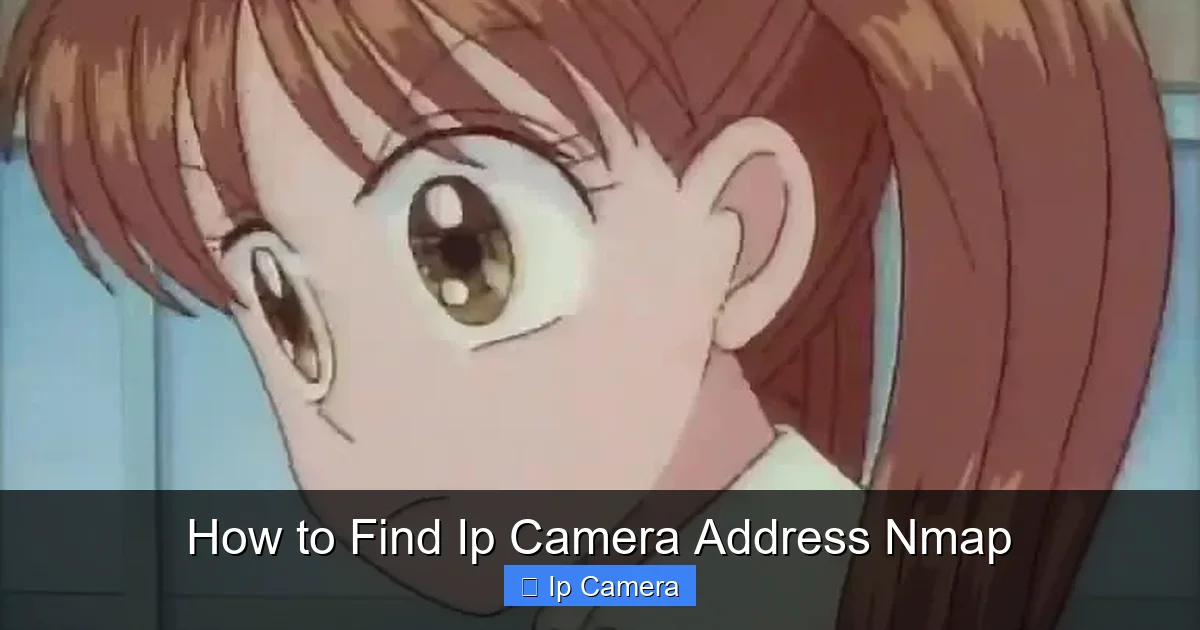 How to Find Ip Camera Address Nmap