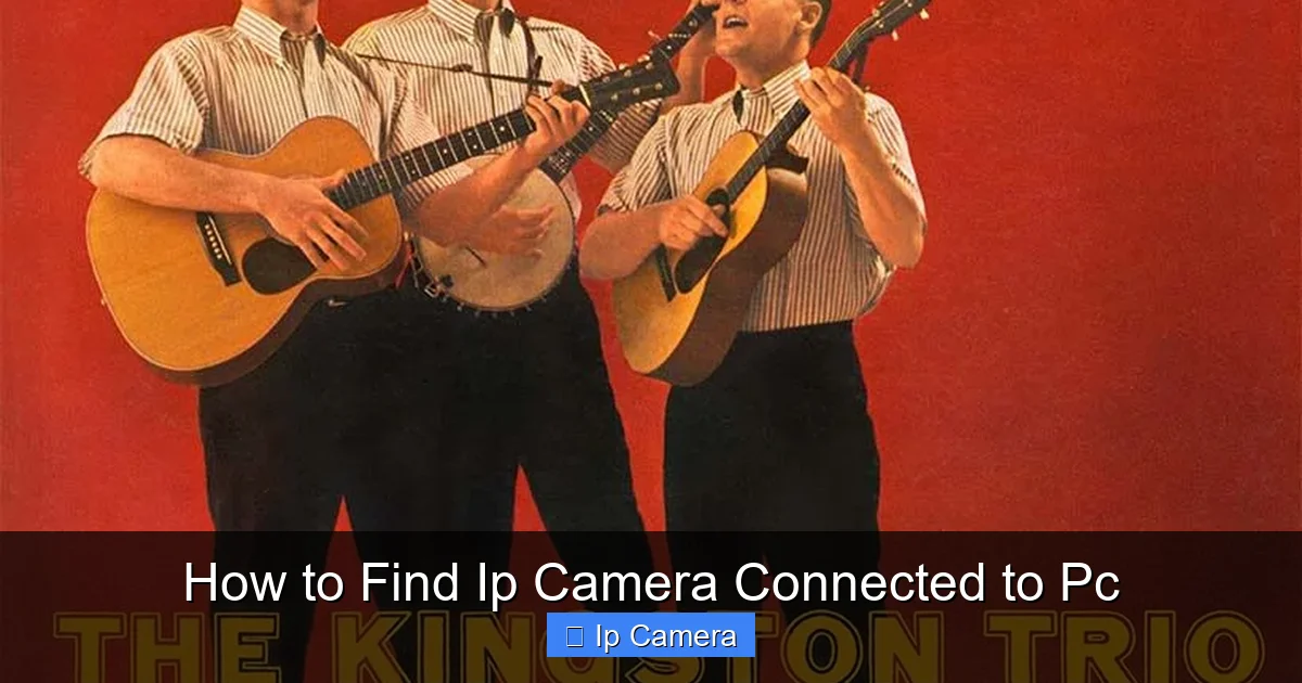 How to Find Ip Camera Connected to Pc