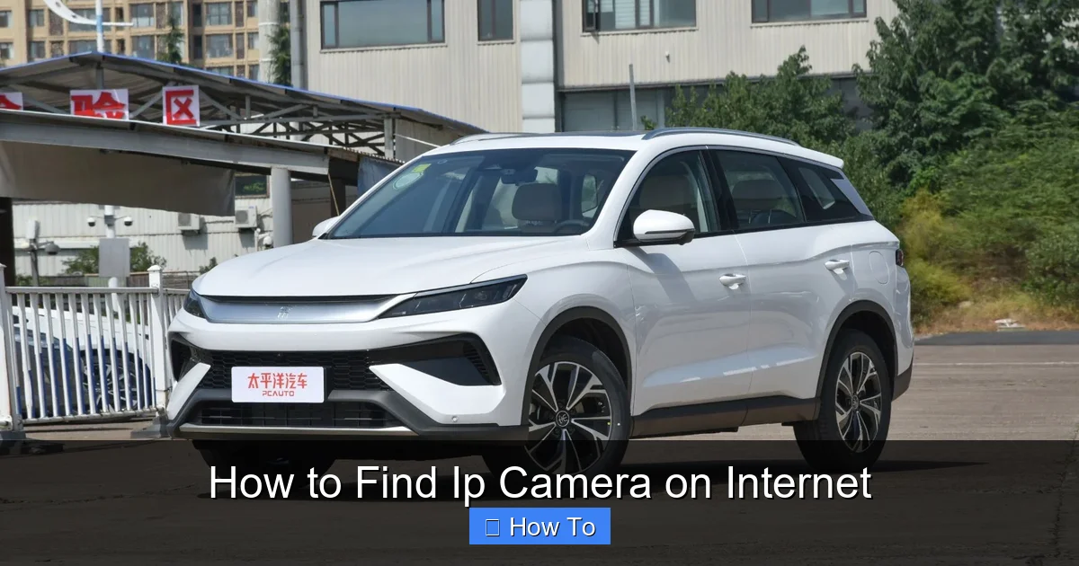 How to Find Ip Camera on Internet