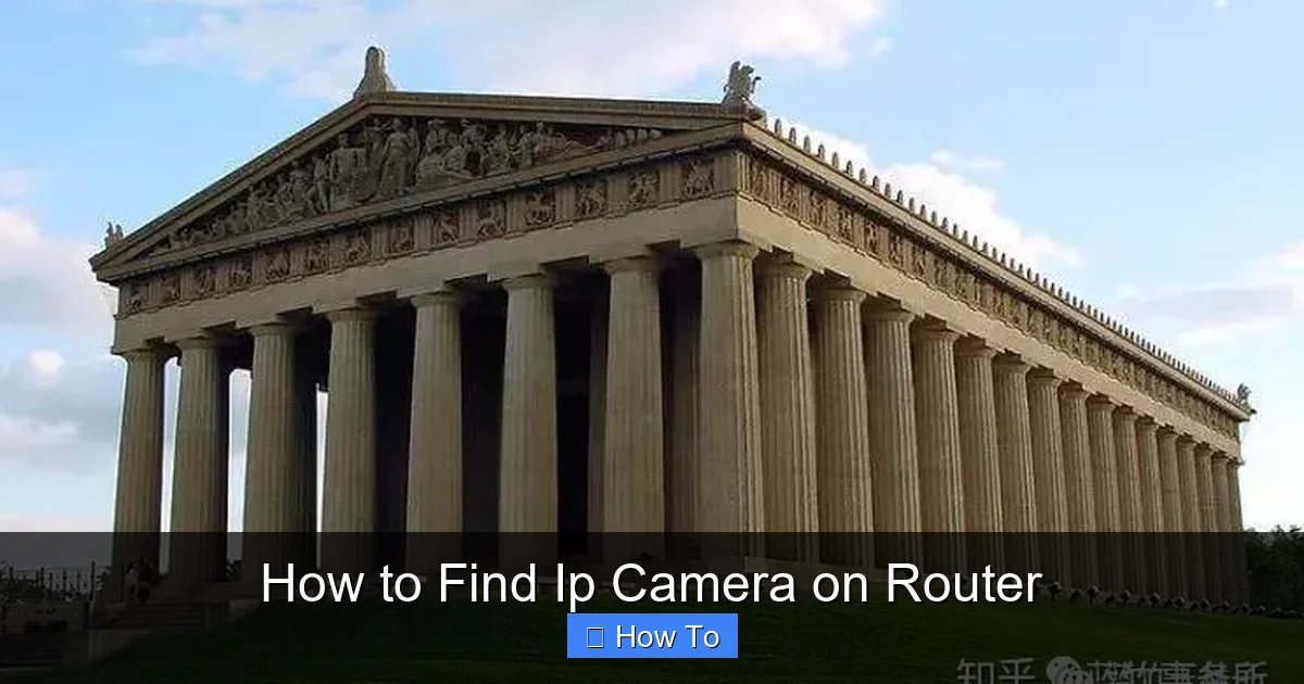 How to Find Ip Camera on Router