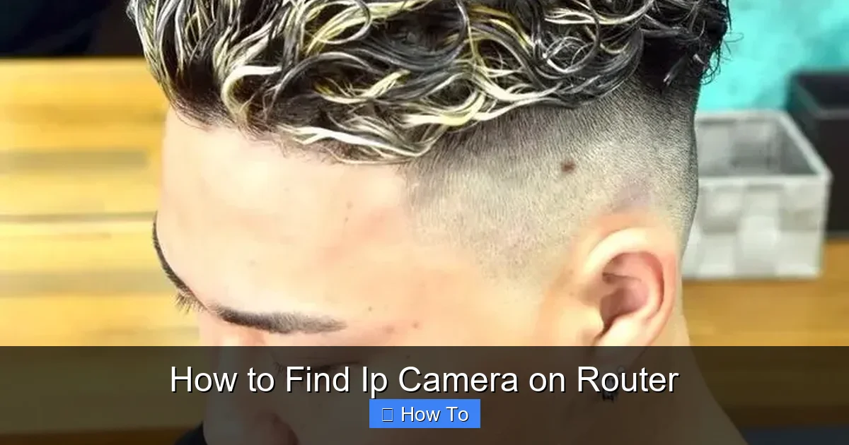 How to Find Ip Camera on Router