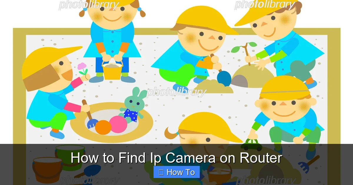 How to Find Ip Camera on Router