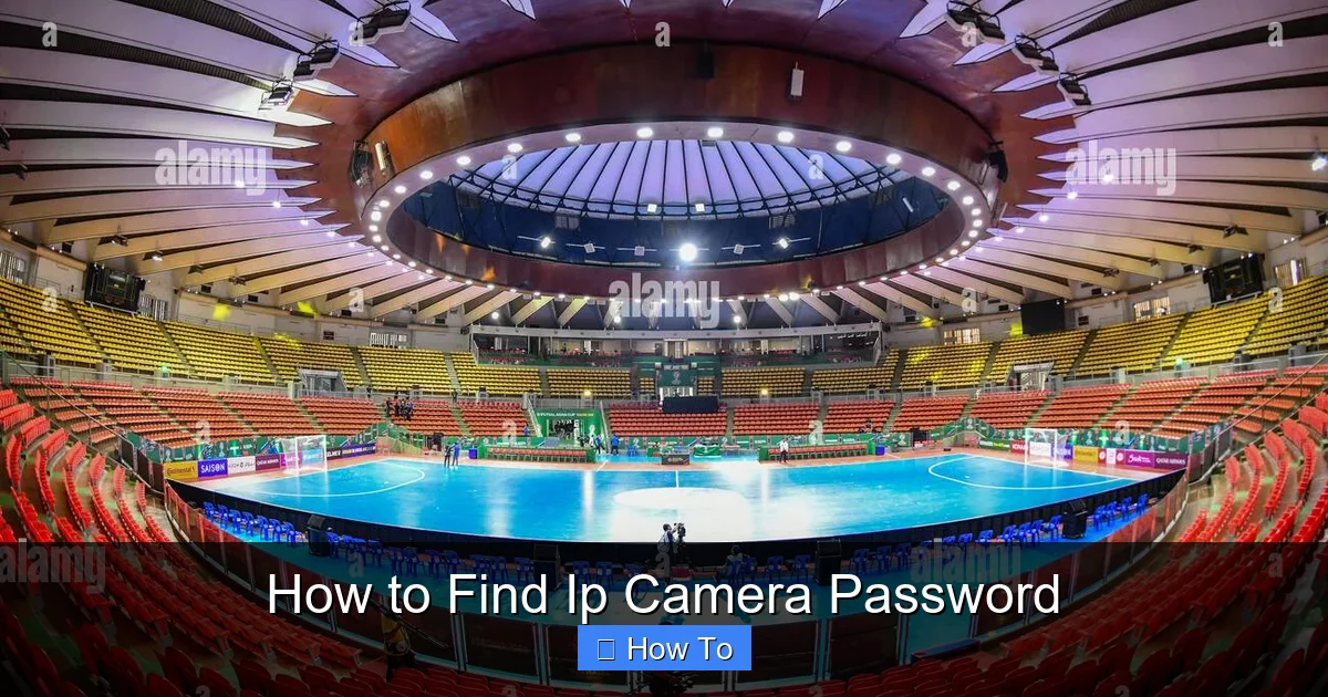 How to Find Ip Camera Password