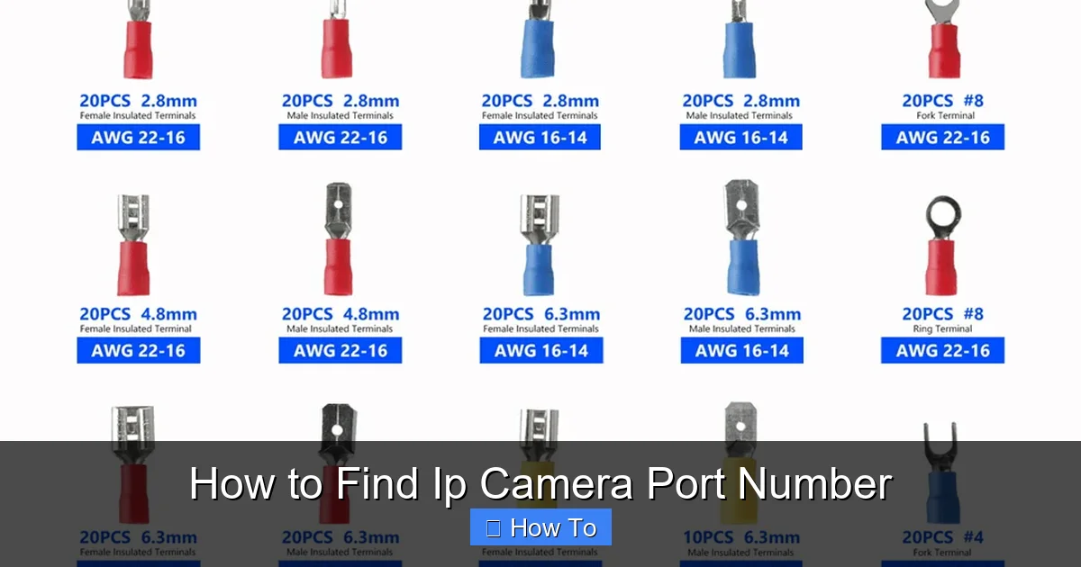 How to Find Ip Camera Port Number