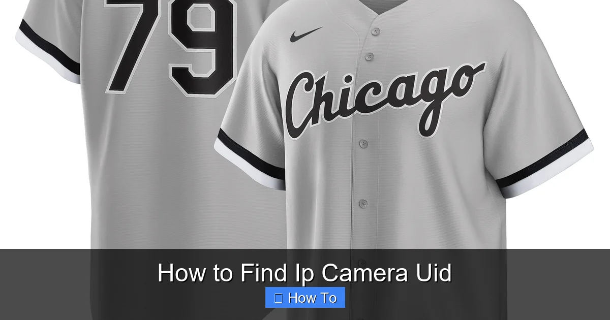 How to Find Ip Camera Uid