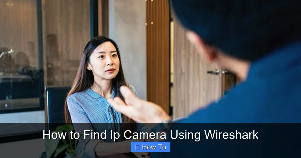 How to Find Ip Camera Using Wireshark