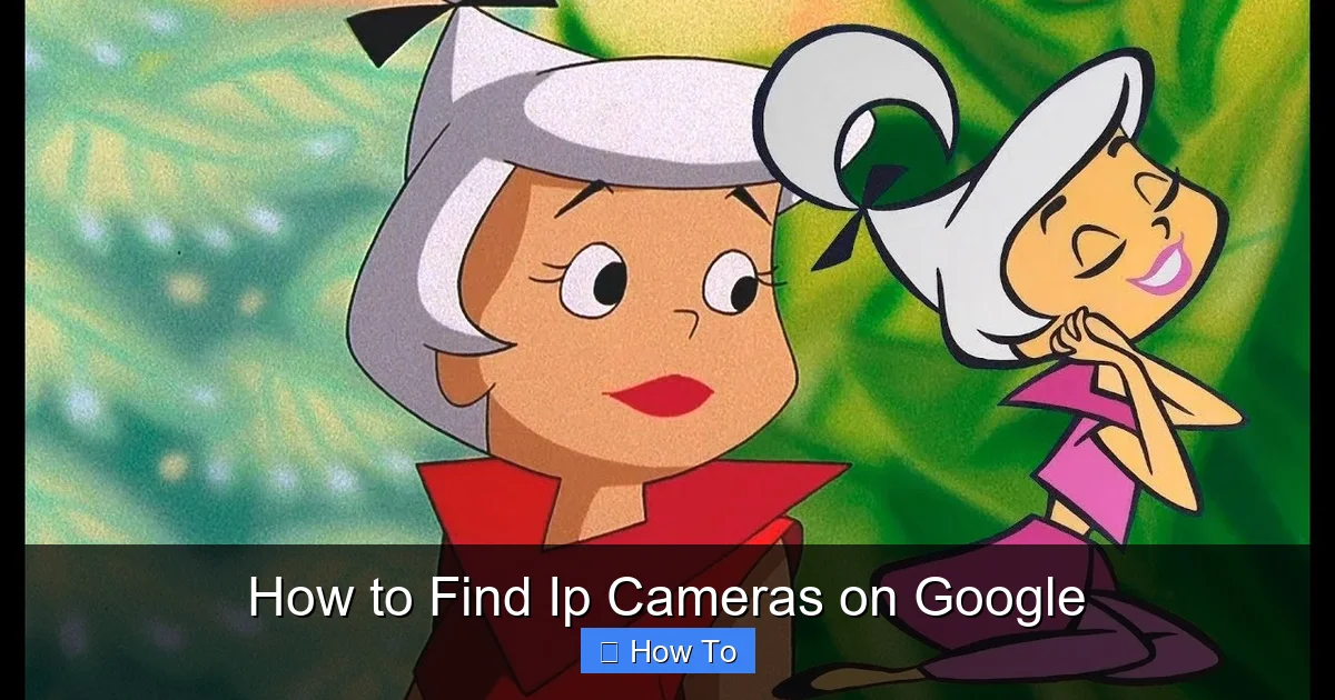 How to Find Ip Cameras on Google