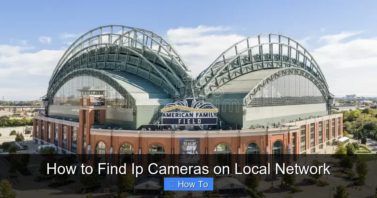 How to Find Ip Cameras on Local Network