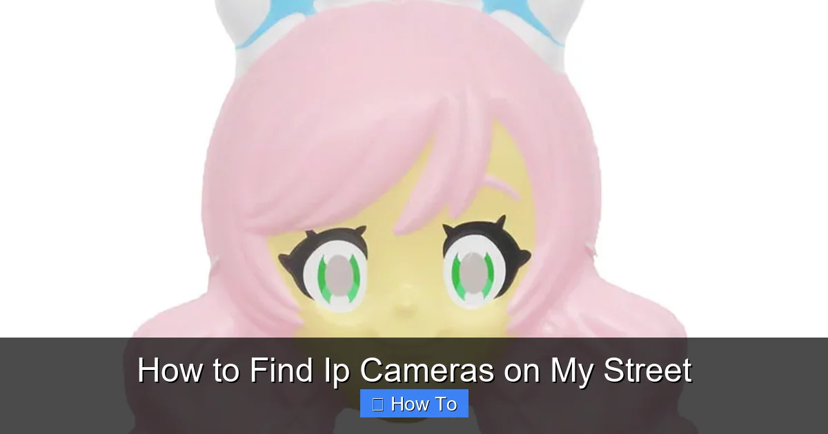 How to Find Ip Cameras on My Street