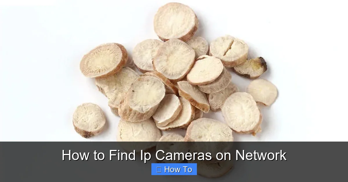 How to Find Ip Cameras on Network