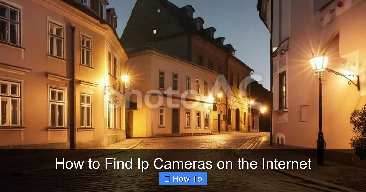 How to Find Ip Cameras on the Internet