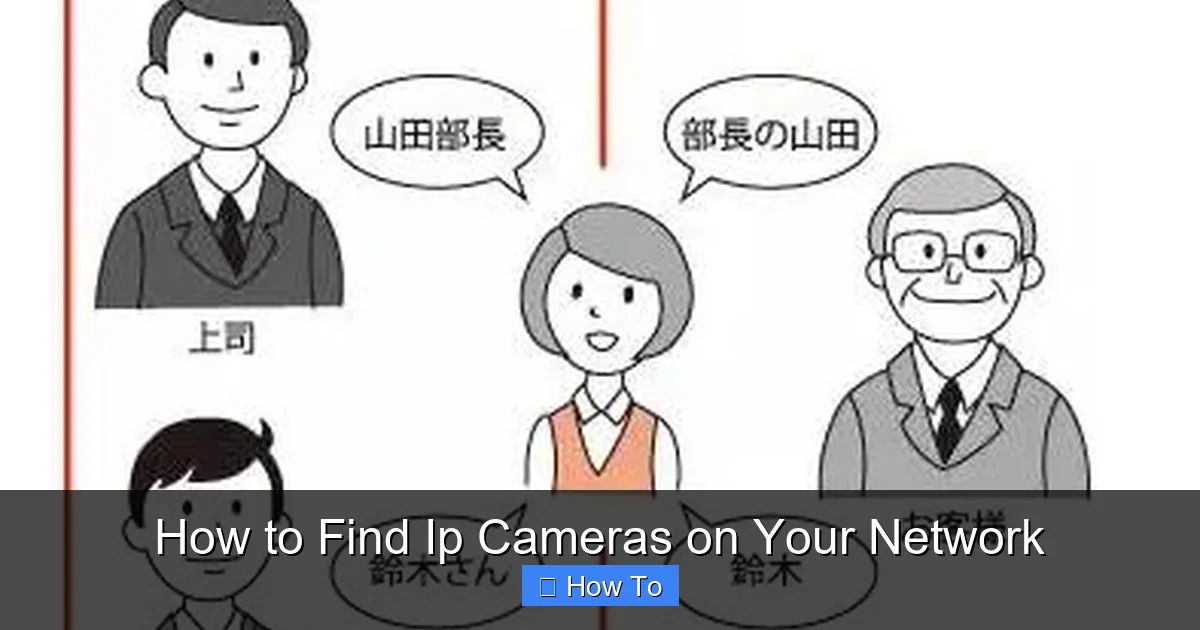 How to Find Ip Cameras on Your Network
