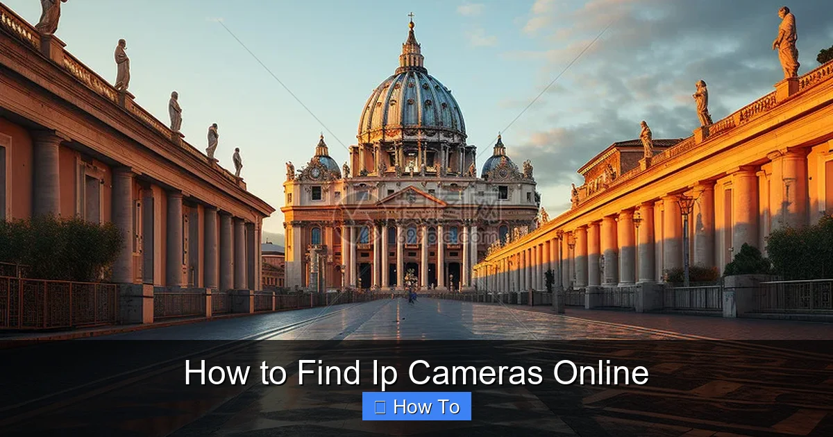 How to Find Ip Cameras Online