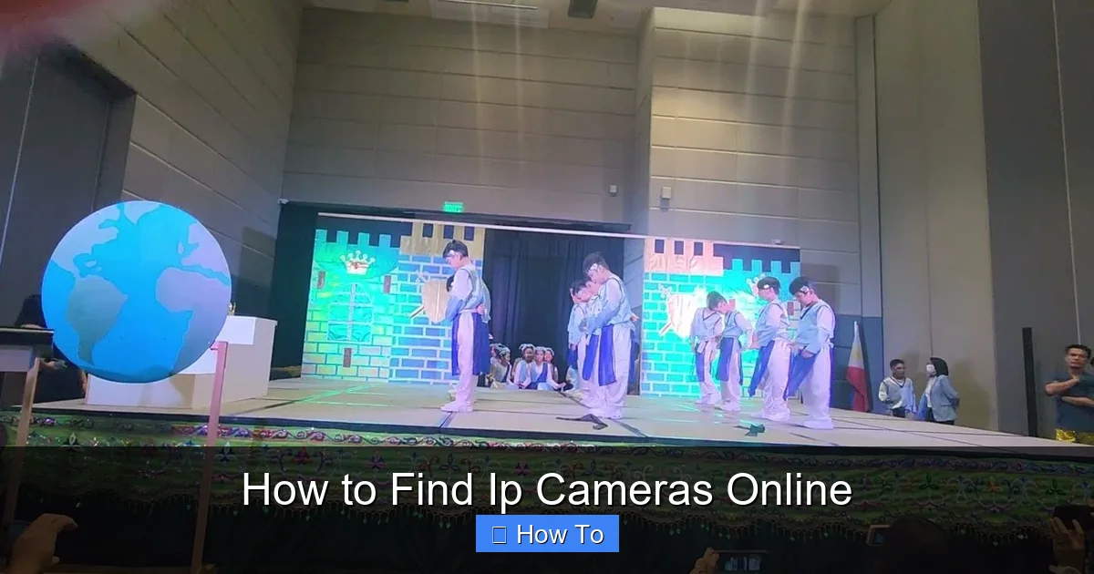 How to Find Ip Cameras Online