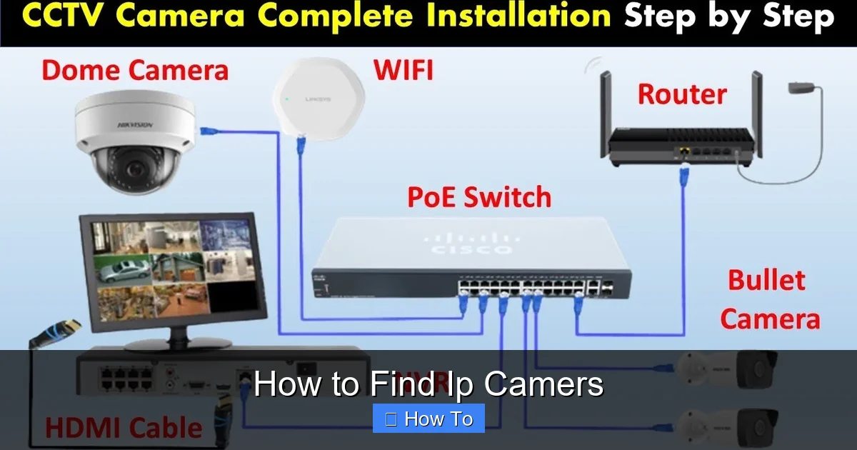 How to Find Ip Camers