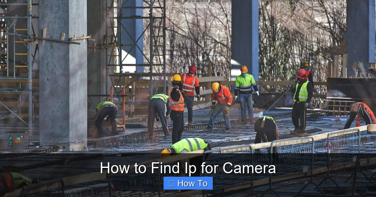How to Find Ip for Camera