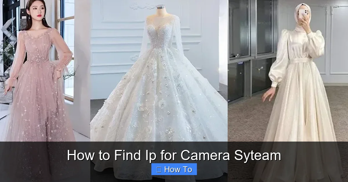 How to Find Ip for Camera Syteam