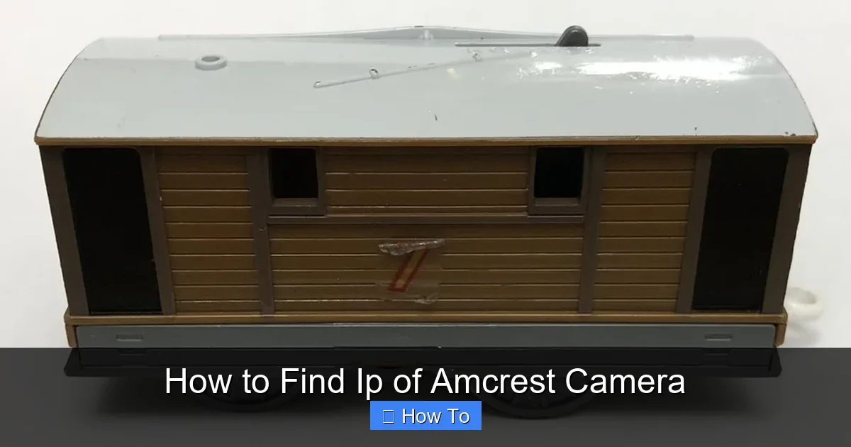 How to Find Ip of Amcrest Camera