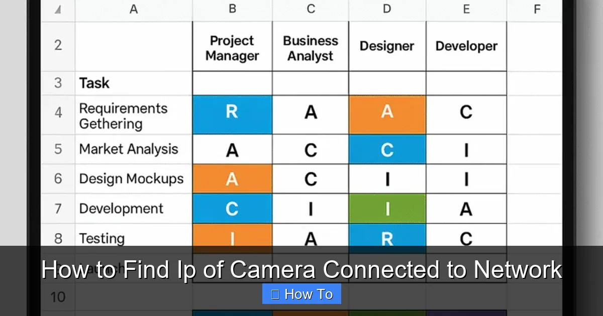 How to Find Ip of Camera Connected to Network