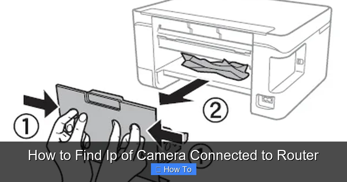 How to Find Ip of Camera Connected to Router