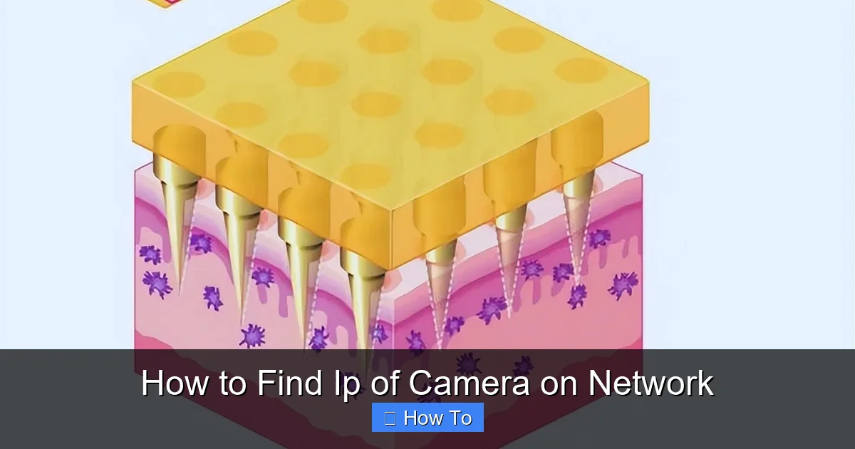 How to Find Ip of Camera on Network