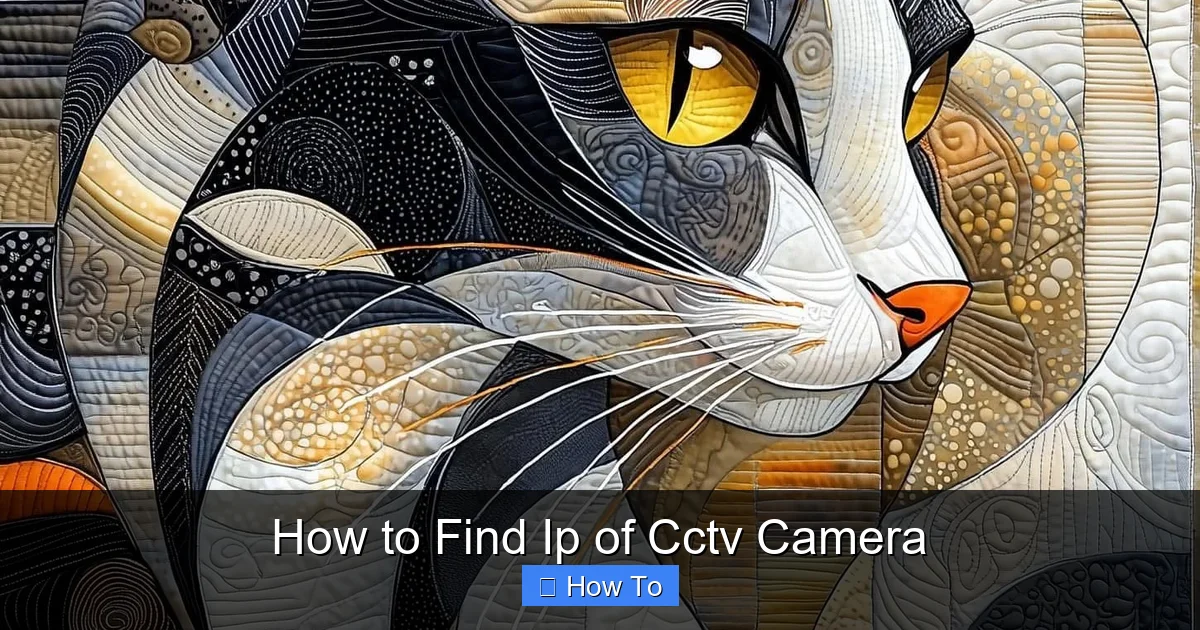 How to Find Ip of Cctv Camera