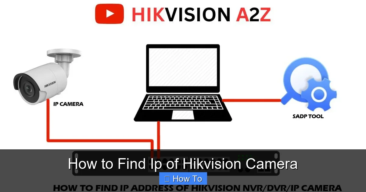 How to Find Ip of Hikvision Camera