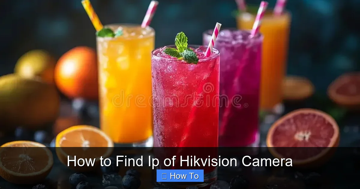 How to Find Ip of Hikvision Camera