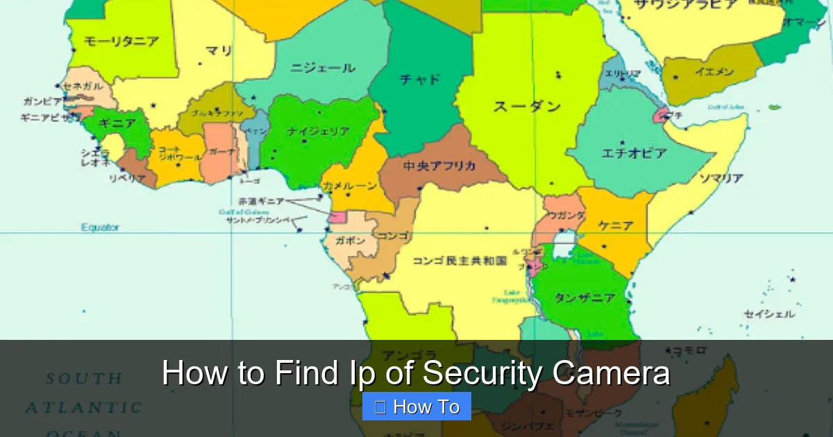 How to Find Ip of Security Camera
