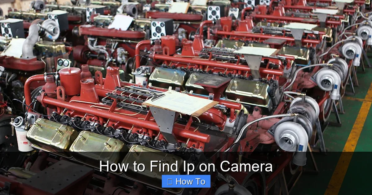 How to Find Ip on Camera