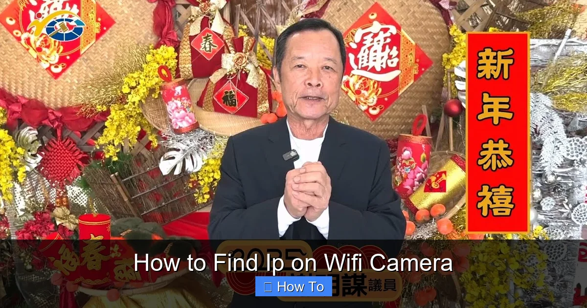 How to Find Ip on Wifi Camera