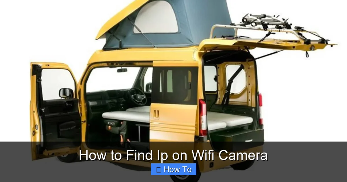How to Find Ip on Wifi Camera