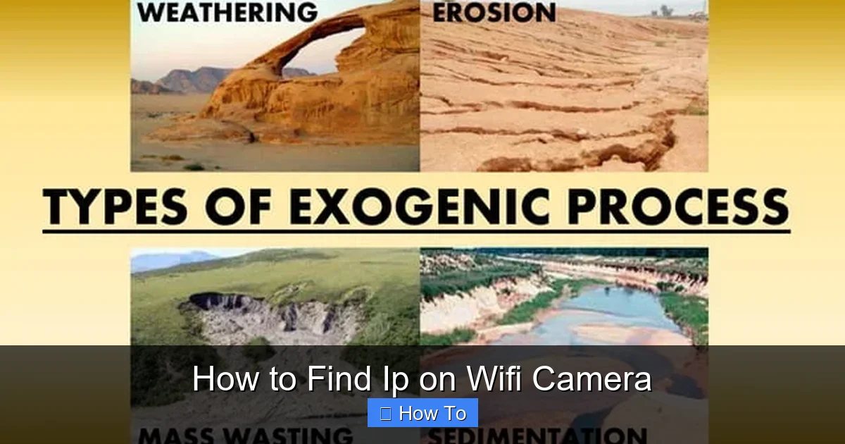 How to Find Ip on Wifi Camera