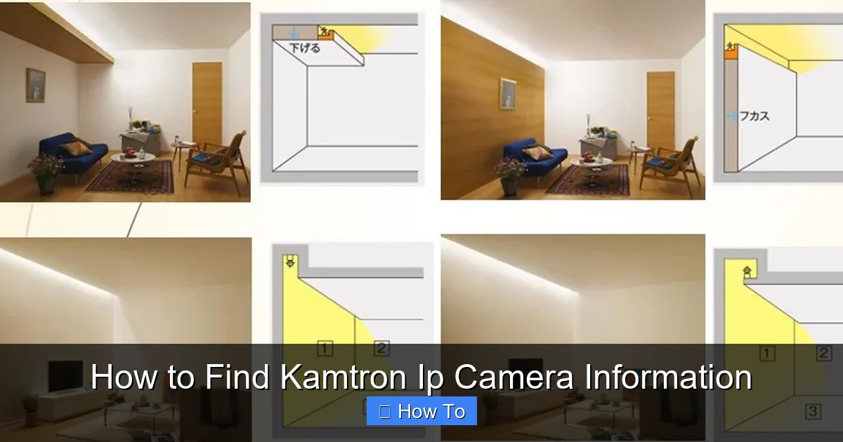 How to Find Kamtron Ip Camera Information