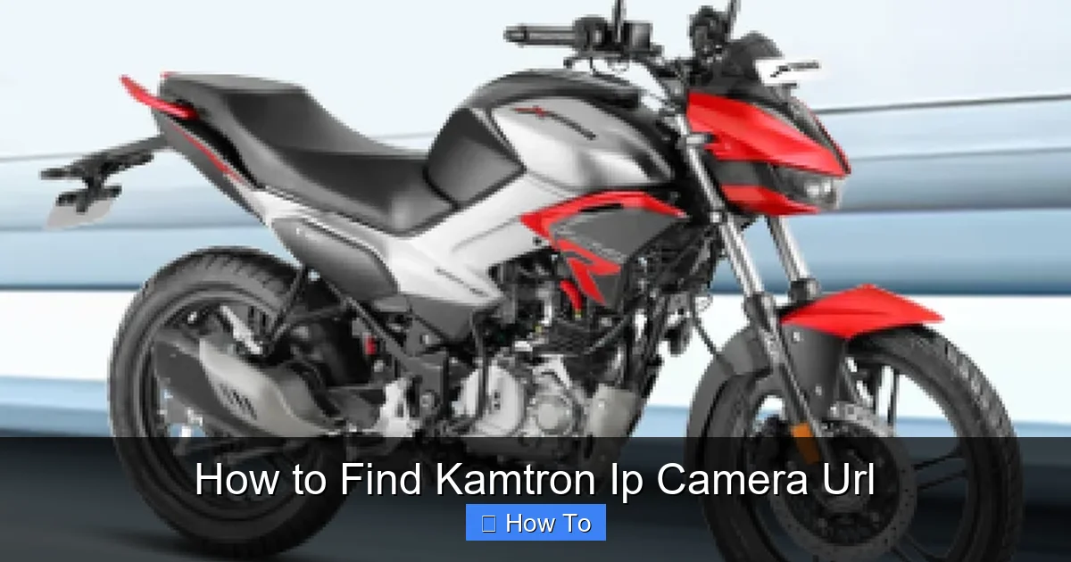 How to Find Kamtron Ip Camera Url