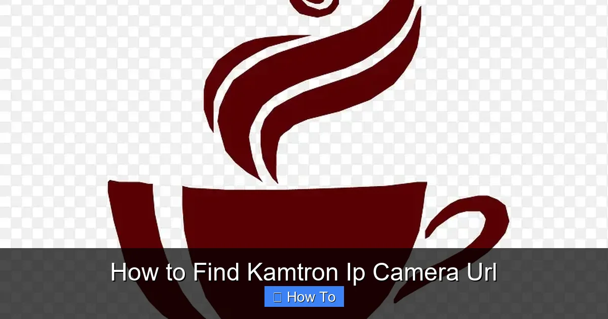 How to Find Kamtron Ip Camera Url