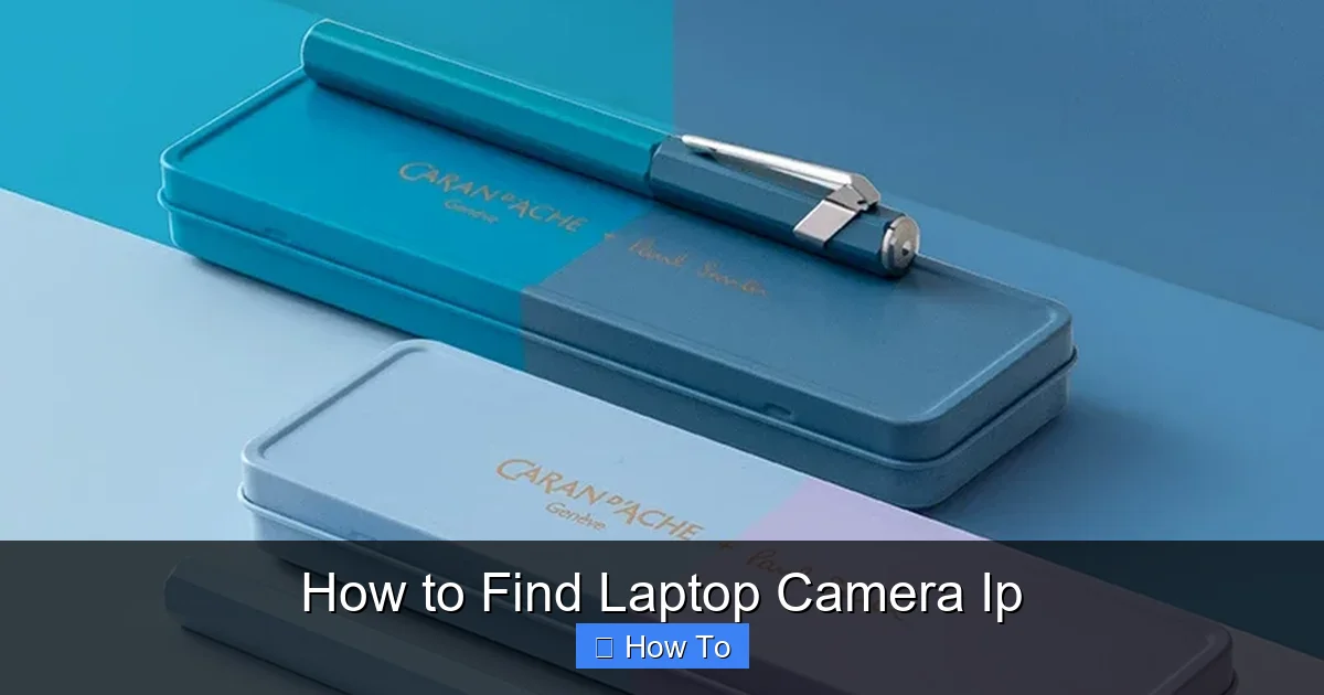 How to Find Laptop Camera Ip