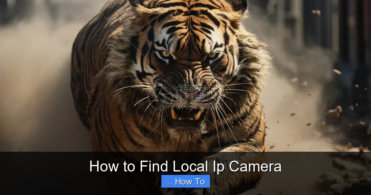 How to Find Local Ip Camera