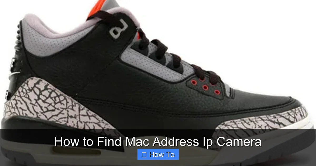 How to Find Mac Address Ip Camera