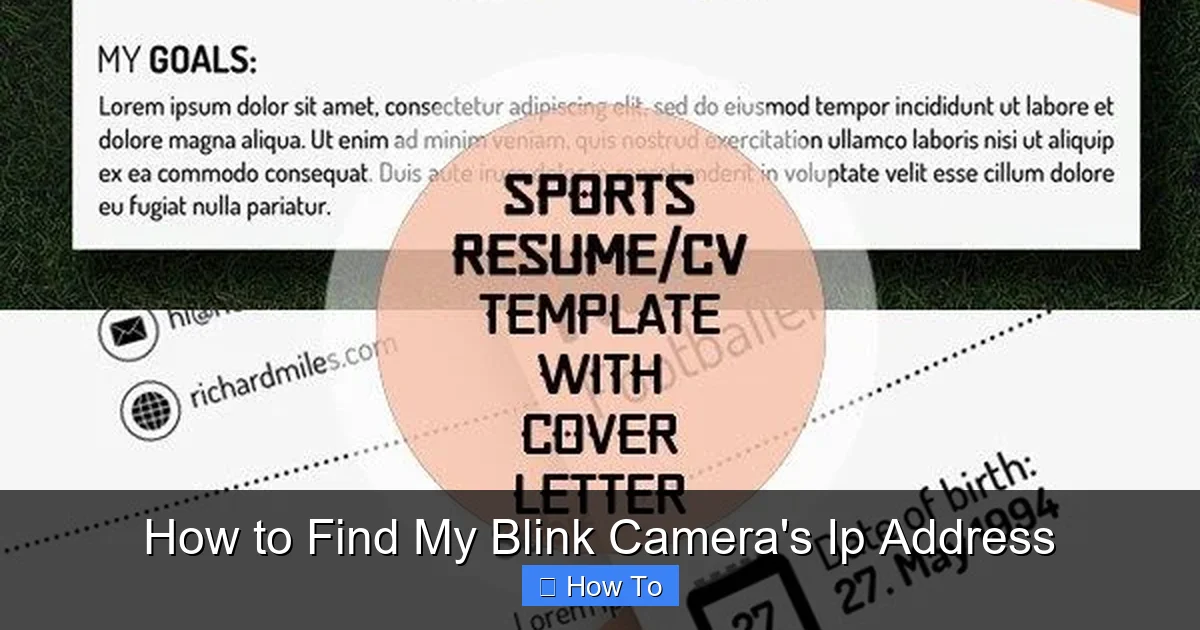 How to Find My Blink Camera's Ip Address