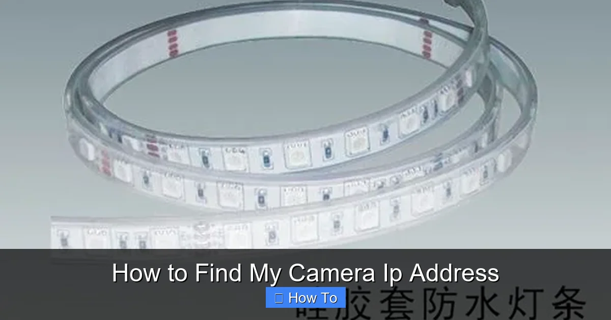 How to Find My Camera Ip Address