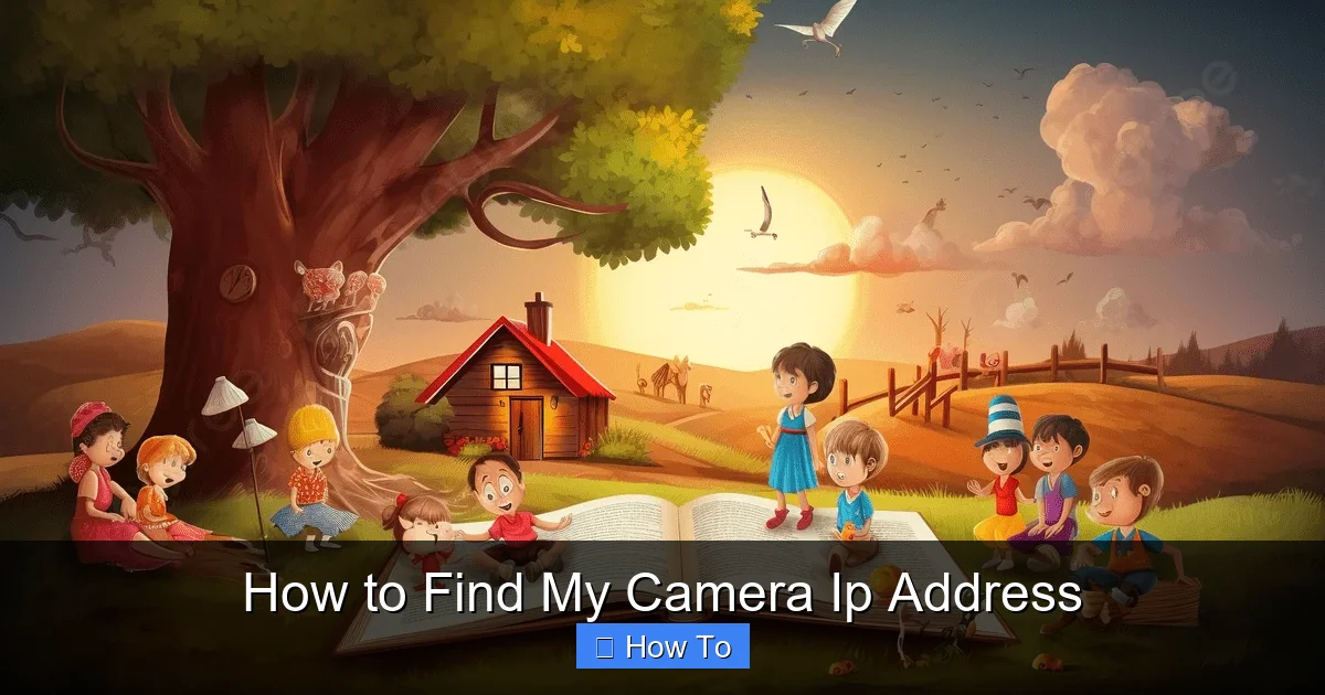 How to Find My Camera Ip Address
