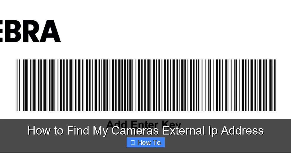 How to Find My Cameras External Ip Address