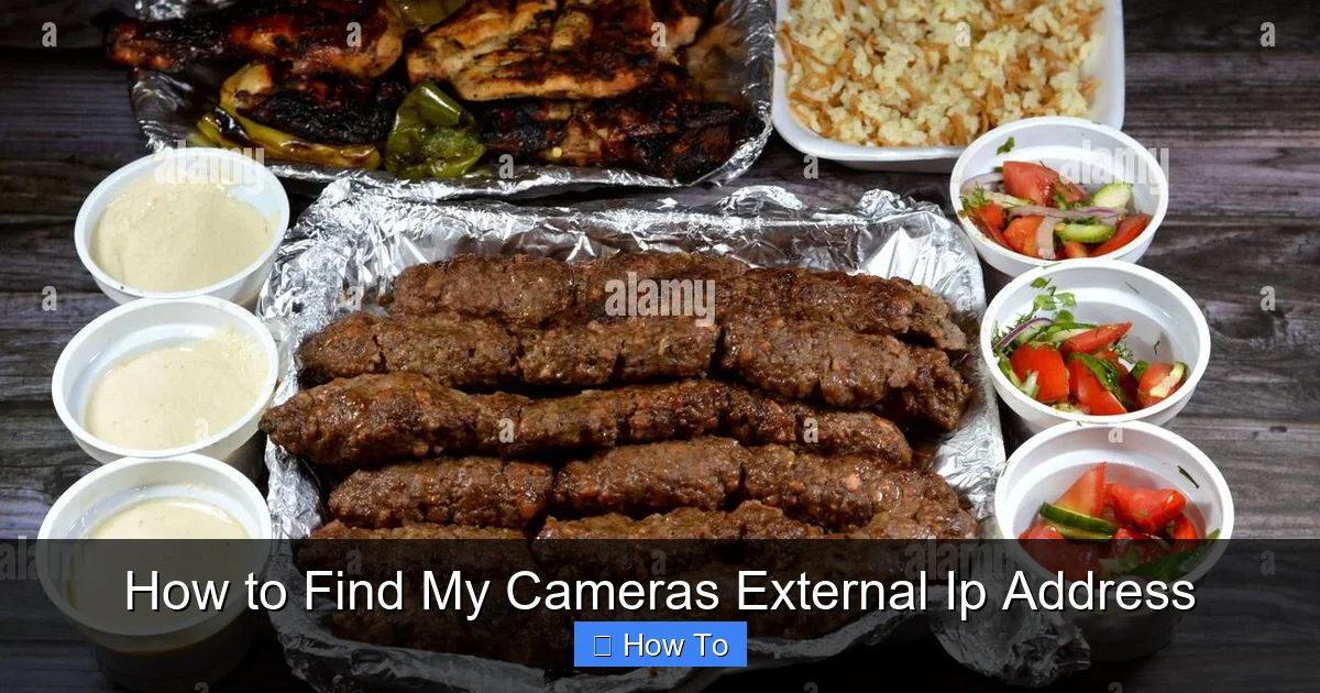 How to Find My Cameras External Ip Address
