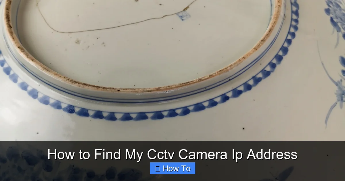 How to Find My Cctv Camera Ip Address