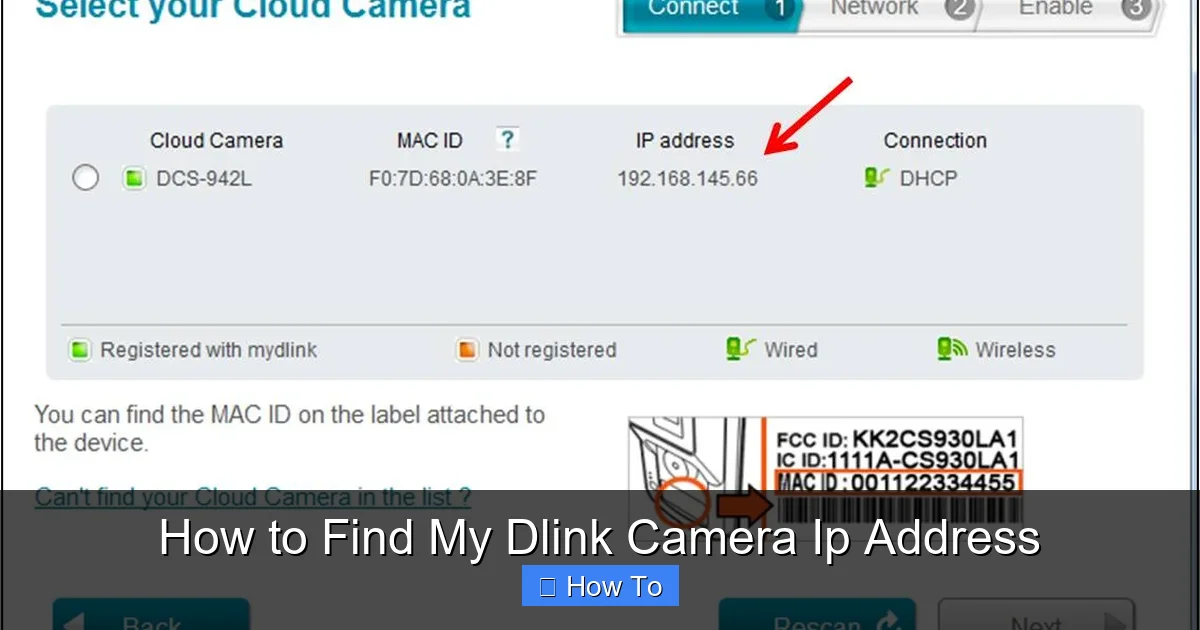 How to Find My Dlink Camera Ip Address